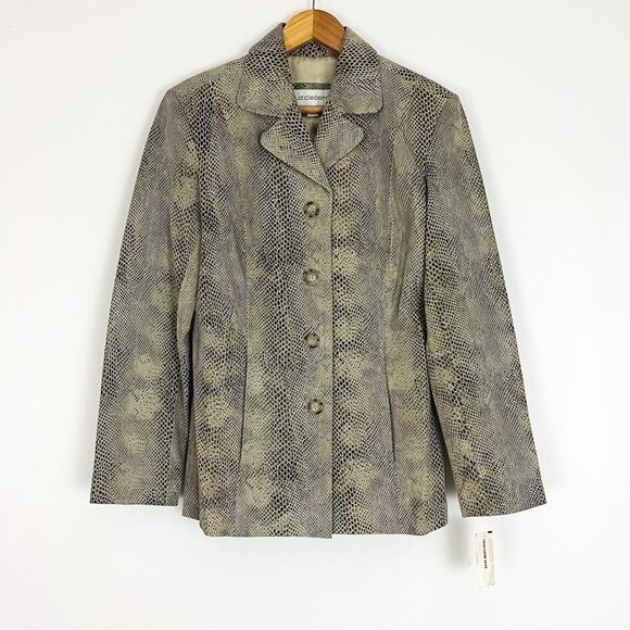 Vintage Deadstock Genuine Leather Snakeskin Jacket - Picture 10 of 13